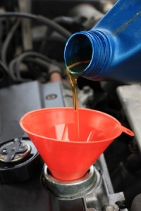 Filling Car Oil